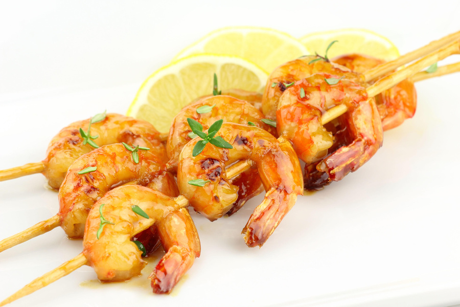 Shrimp skewers